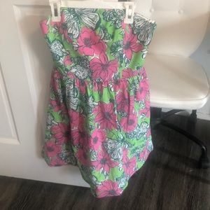 Lily Pulitzer strapless dress